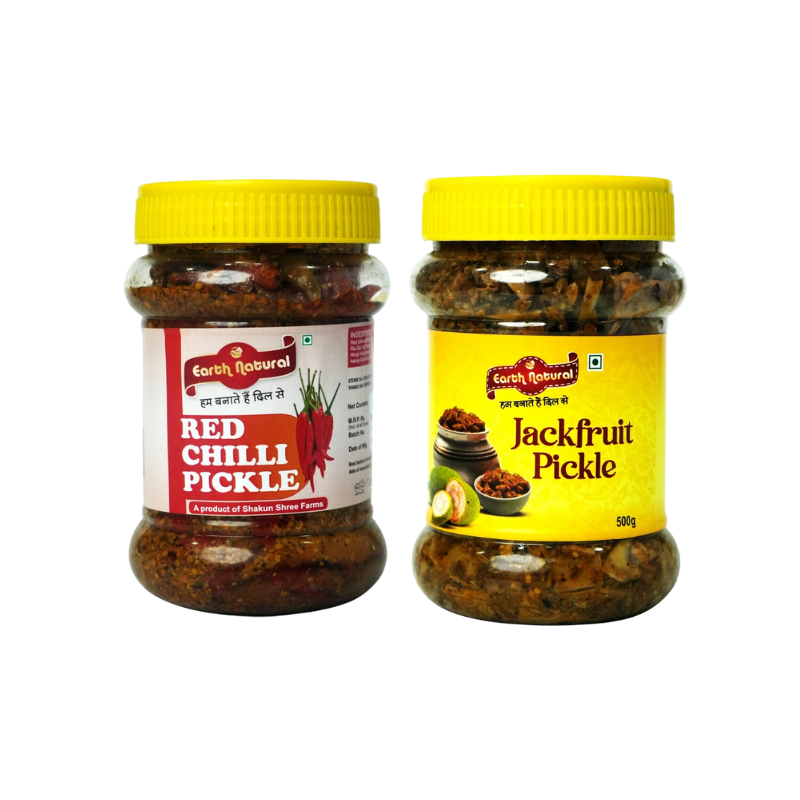 Red Chilli & Jackfruit Pickle (Combo Pack)