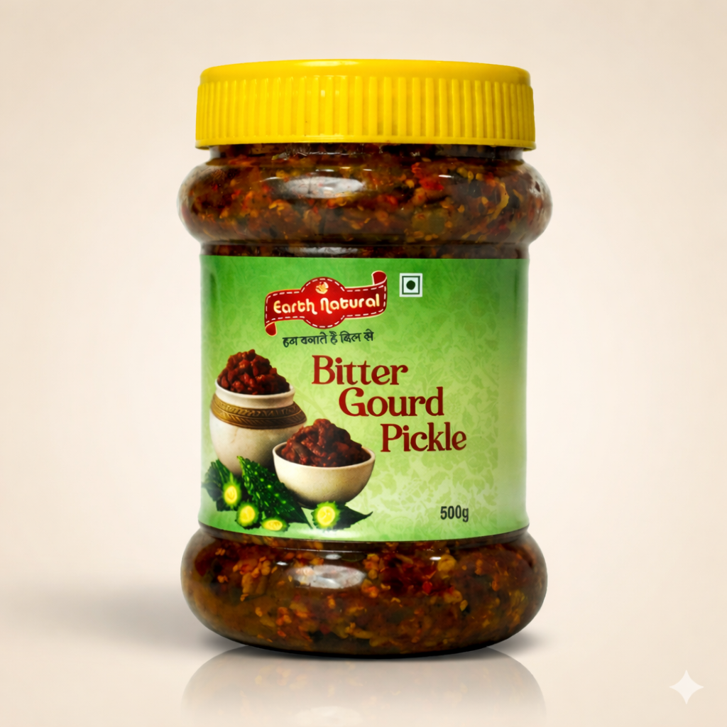 Earth Natural Bitter Gourd Pickle – Authentic Karela Achar with Bold Flavor