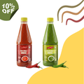 Red Chilli Sauce + Green Chilli Sauce (Combo Pack)