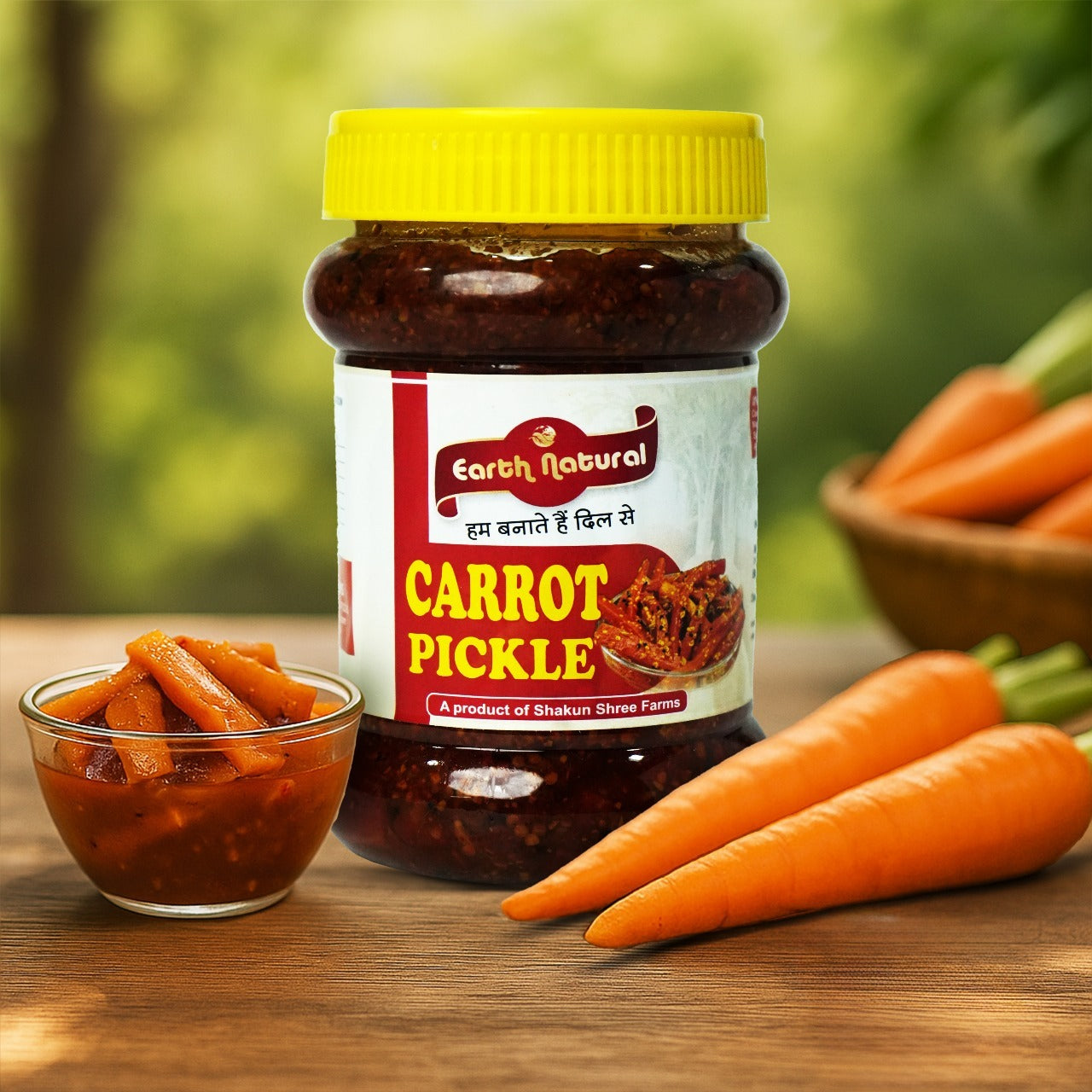 Earth Natural Carrot Pickle – Traditional Gajar Achar with Tangy Flavor