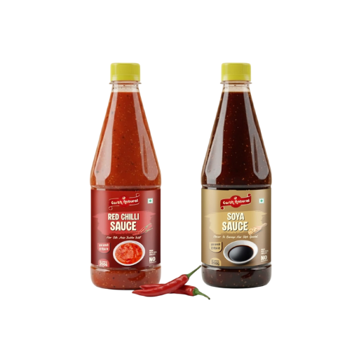 Red Chilli Sauce + Soya Sauce