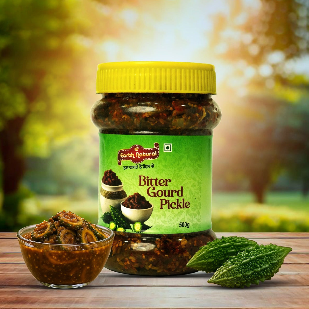Earth Natural Bitter Gourd Pickle – Authentic Karela Achar with Bold Flavor
