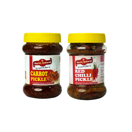 Carrot & Red Chilli Pickle (Combo Pack)