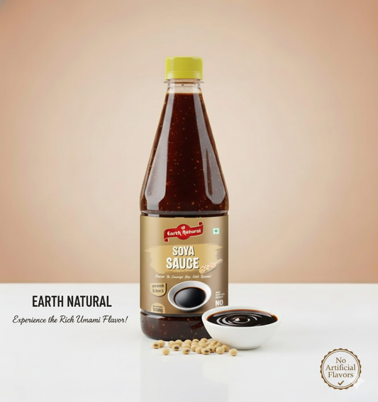 Earth Natural Soya Sauce (700g) – Rich Umami Flavor for Cooking & Marinades