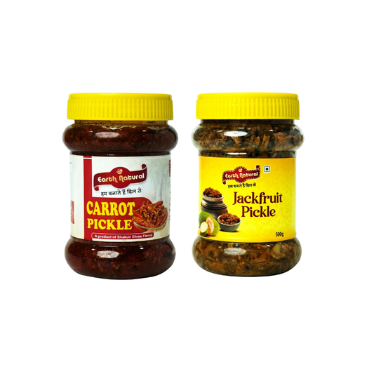 Carrot & Jackfruit Pickle (Combo Pack)