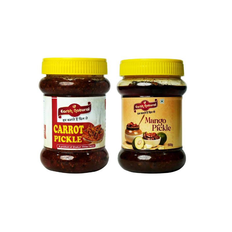 Carrot & Mango Pickle (Combo Pack)