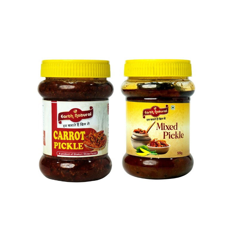 Carrot & Mixed Pickle (Combo Pack)