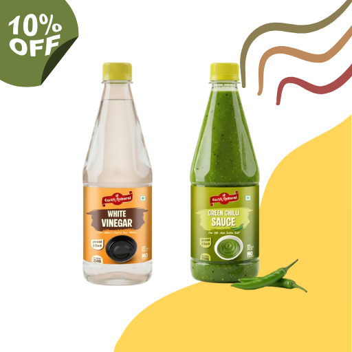 Green Chilli Sauce + White Vinegar (Combo Pack)